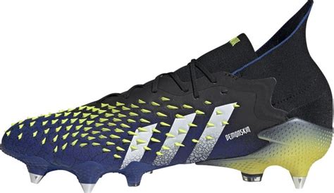 zwarte adidas voetbalschoenen met sok|adidas Predator Freak .